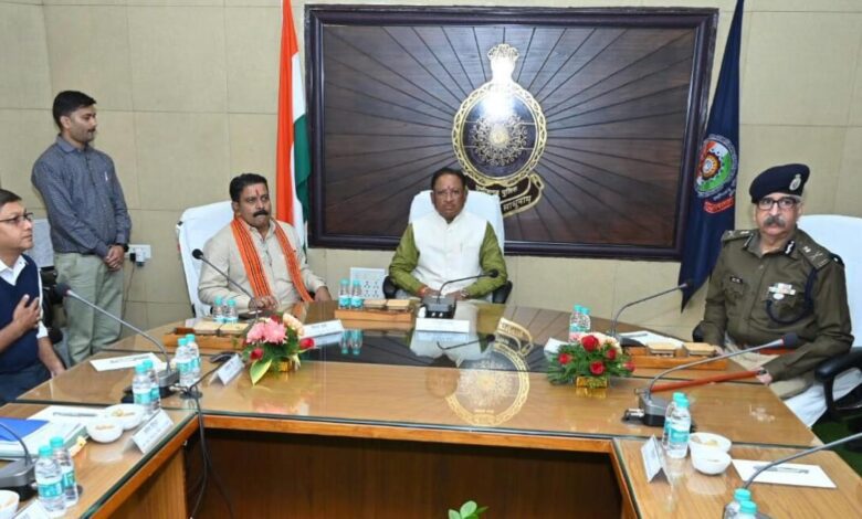 Home Department Review Meeting: Review meeting of Home Department started under the chairmanship of Chief Minister Vishnu Dev Sai.
